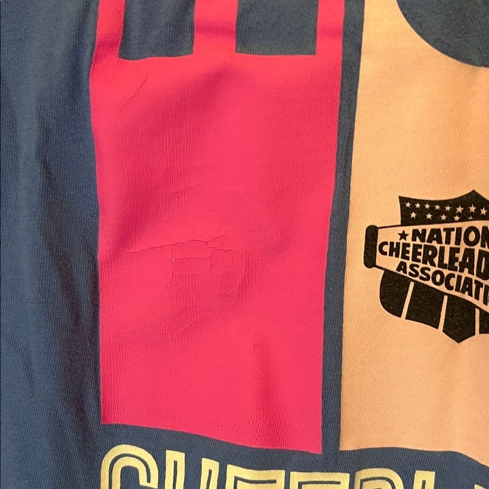 Varsity NCA Cheerleader T Shirt Size Youth Large